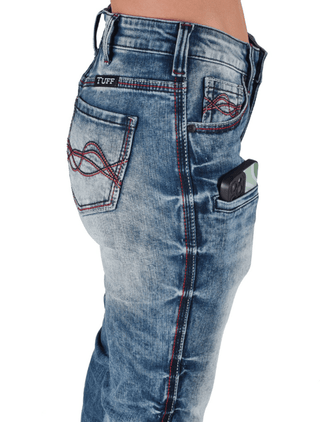 Cowgirl Tuff Red Roan Bootcut Jeans – Apparel from Bronco Western Supply Co.