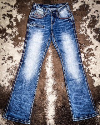 Cowgirl Tuff Red Roan Bootcut Jeans – Apparel from Bronco Western Supply Co.
