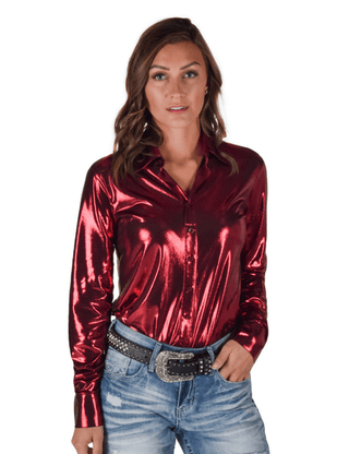 Cowgirl Tuff Ruby Ridge Metallic Pullover Button Up – Apparel from Bronco Western Supply Co.