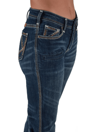 Cowgirl Tuff Rusty Barbed Wire Bootcut Jeans – Apparel from Bronco Western Supply Co.