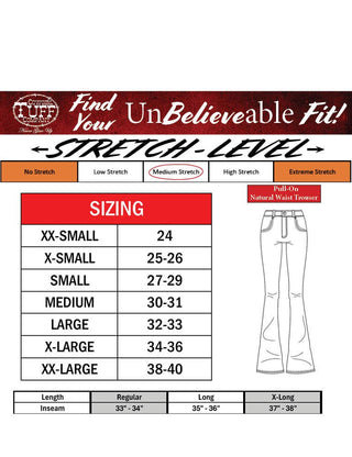 Cowgirl Tuff Rusty Pull - On Trouser Jeans – Apparel from Bronco Western Supply Co.