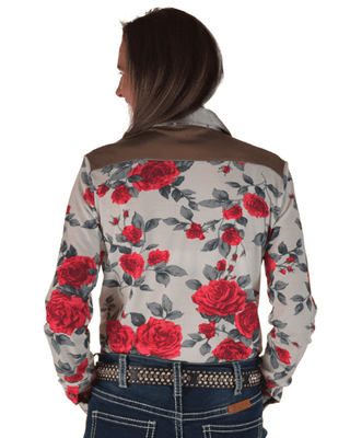 Cowgirl Tuff Smokey Rose Pullover Button Up – Apparel from Bronco Western Supply Co.