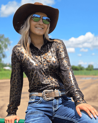 Cowgirl Tuff Sunkissed Safari Pullover Button Up – Apparel from Bronco Western Supply Co.