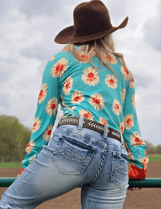 Cowgirl Tuff Sweet Daisy Darling Pullover Button Up – Apparel from Bronco Western Supply Co.