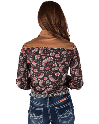 Cowgirl Tuff Tan Paisley Trail Pullover Button Up – Apparel from Bronco Western Supply Co.