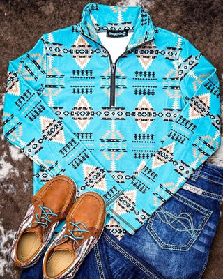 Okay but the color on this one?? 😍 The Laramie Kreek Pullover is bright, fun, and fitted in all the right ways: not too tight, just flattering.

It’s soft, cozy, and gives your outfit that bold pop without even trying. Pair it with your favorite denim, and you're out the door feelin’ cute.