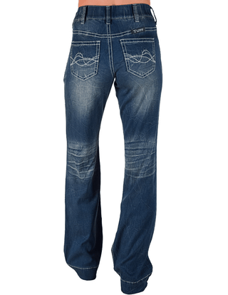 Cowgirl Tuff UltraBreathe Shattered Pull - On Trouser Jeans – Apparel from Bronco Western Supply Co.