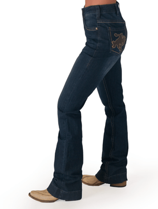 Cowgirl Tuff Wild & Wooly Relaxed Bootcut Jeans – Apparel from Bronco Western Supply Co.