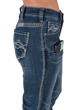 Cowgirl Tuff ZigZag Bootcut Jeans – Apparel from Bronco Western Supply Co.