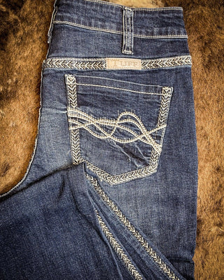 Cowgirl Tuff ZigZag Bootcut Jeans – Apparel from Bronco Western Supply Co.