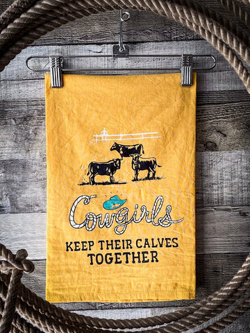 Cowgirls Keep Together - Kitchen Towel - Gift Items - Primitives by Kathy - Bronco Western Supply Co.