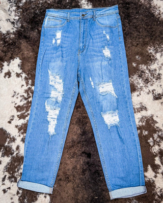 Coyote Trail High - Rise Mom Jeans – Apparel from Bronco Western Supply Co.