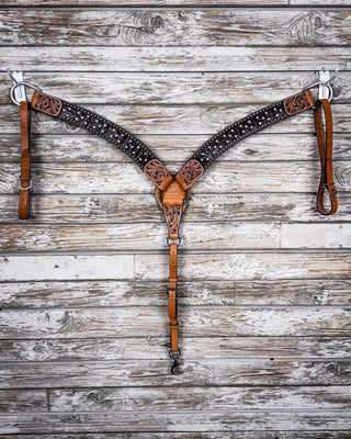 Crystal Collection Breast Collar and Headstall - Pieces Sold Separate - Horse Tack - Rafter T Ranch Co. - Bronco Western Supply Co.
