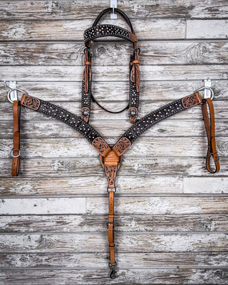 Crystal Collection Breast Collar and Headstall - Pieces Sold Separate – Horse Tack from Bronco Western Supply Co.