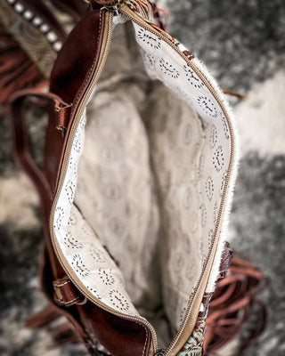Dangle Wangle Hair-On Tooled Leather Bag by Myra Bag – Purses & Wallets from Bronco Western Supply Co.