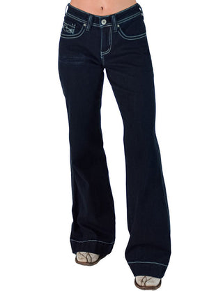 Dark Breathe Trouser Jeans by Cowgirl Tuff – Apparel from Bronco Western Supply Co.