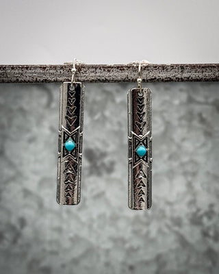 Delaney Bar Dangle Earrings – Jewelry from Bronco Western Supply Co.
