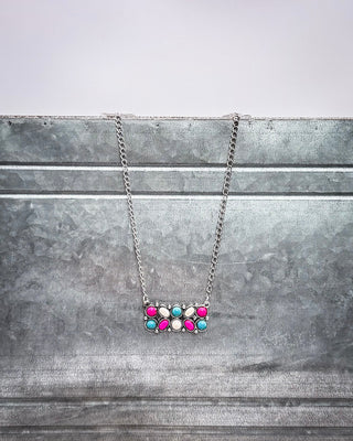 Desert Bloom Bar Fashion Necklace – Jewelry from Bronco Western Supply Co.