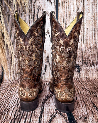 Desert Blossom Corral Boots – Women's Boots from Bronco Western Supply Co.