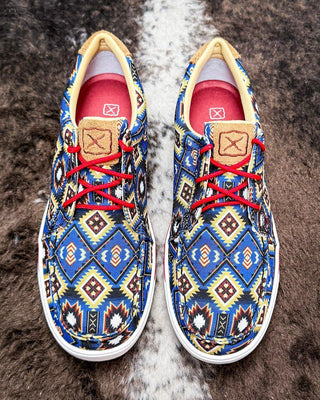 Desert Drift Twisted X Kicks - Blue Multi Aztec – Women's Shoes from Bronco Western Supply Co.