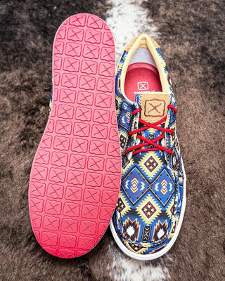 Desert Drift Twisted X Kicks - Blue Multi Aztec – Women's Shoes from Bronco Western Supply Co.