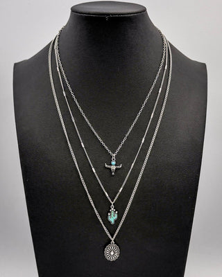 Desert Luck Layered Necklace – Jewelry from Bronco Western Supply Co.