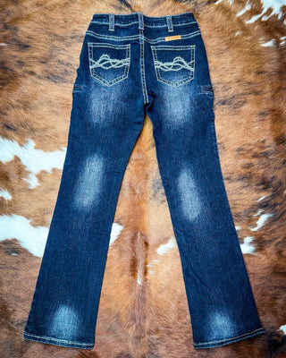 DFMI Sport II Bootcut Jeans in Dark Wash by Cowgirl Tuff – Apparel from Bronco Western Supply Co.