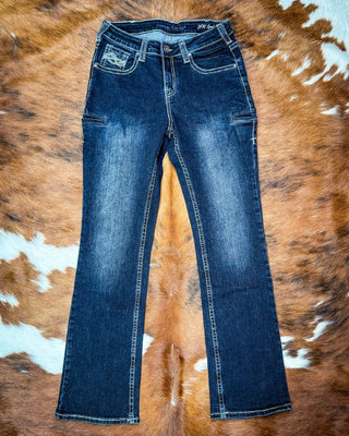 DFMI Sport II Bootcut Jeans in Dark Wash by Cowgirl Tuff – Apparel from Bronco Western Supply Co.
