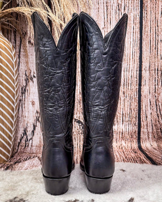 Eden Black Star Leather Boots - Onyx – Women's Shoes from Bronco Western Supply Co.