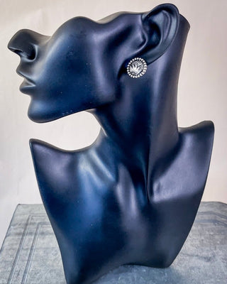 Eliza Flower Stud Earrings - Silver - Western Jewelry - Bronco Western Supply Co.