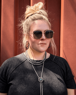 Elle Tangle-Free Polarized Oversized Sunglasses – Accessories from Bronco Western Supply Co.