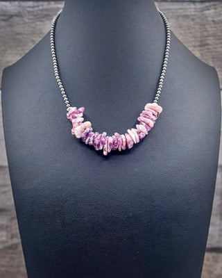 Elodie Purple Variscite and Sterling Silver Choker – Jewelry from Bronco Western Supply Co.
