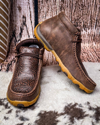 Eloise Chukka Driving Moc - Brown – Women's Shoes from Bronco Western Supply Co.