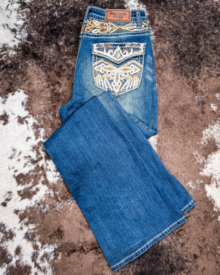 Emberglow Embellished Bootcut Jeans – Apparel from Bronco Western Supply Co.