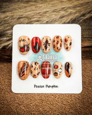 Fall Western Press-On Nails – Press-on Nails from Bronco Western Supply Co.