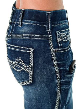 Famous Pull - On Trouser Jeans by Cowgirl Tuff – Apparel from Bronco Western Supply Co.