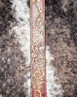 Flora - Brown and Red Hooey Belt – Apparel from Bronco Western Supply Co.