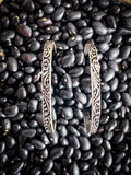 Folk Tooled Hoop Earrings - Jewelry - Bronco Western Supply Jewelry - Bronco Western Supply Co.