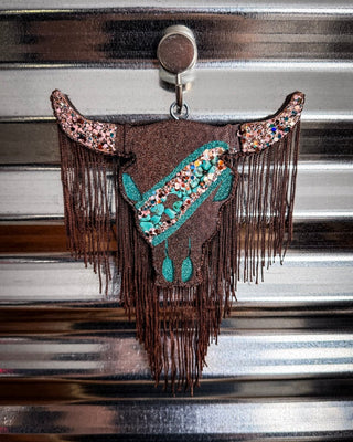 Fringe & Frosting Bull Skull Car Freshie in Pumpkin Cupcake Scent – Accessories from Bronco Western Supply Co.