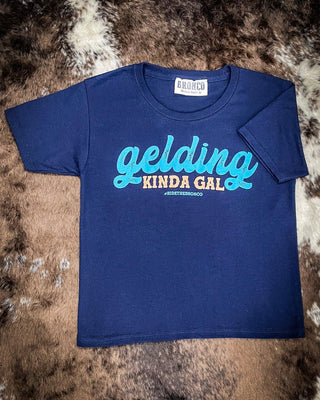 Gelding Kinda Gal Youth Tee – Bronco Youth from Bronco Western Supply Co.