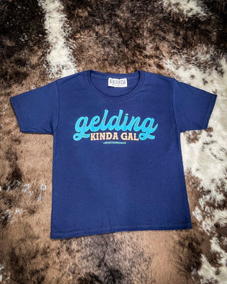Gelding Kinda Gal Youth Tee – Bronco Youth from Bronco Western Supply Co.