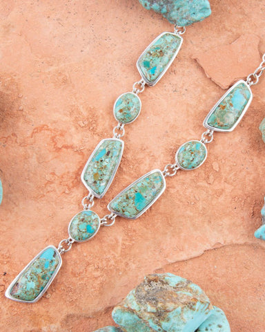 Turquoise Necklace on stone