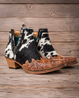 Georgina Hair-On Hide Booties by Myra Bag – Women's Shoes from Bronco Western Supply Co.