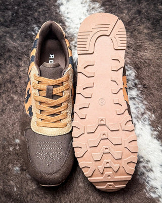 Giddyup Bronc Tennis Shoes in Tan by Roper – Women's Shoes from Bronco Western Supply Co.