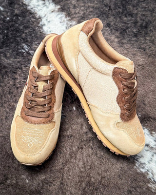 Giddyup Rider Tennis Shoes in Tan by Roper – Women's Shoes from Bronco Western Supply Co.
