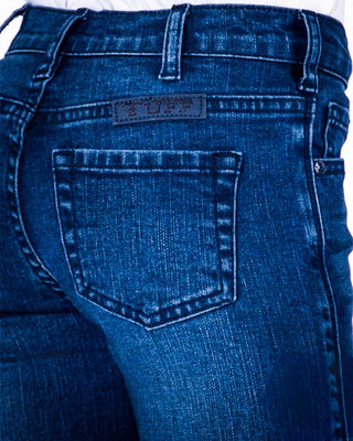 Girl's Classic Trouser Jeans in Medium Wash by Cowgirl Tuff – Apparel from Bronco Western Supply Co.