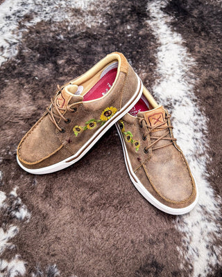 Goldenroot Twisted X Kicks - Bomber and Sunflower – Women's Shoes from Bronco Western Supply Co.