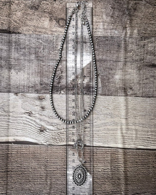 Greyline Layered Necklace – Jewelry from Bronco Western Supply Co.