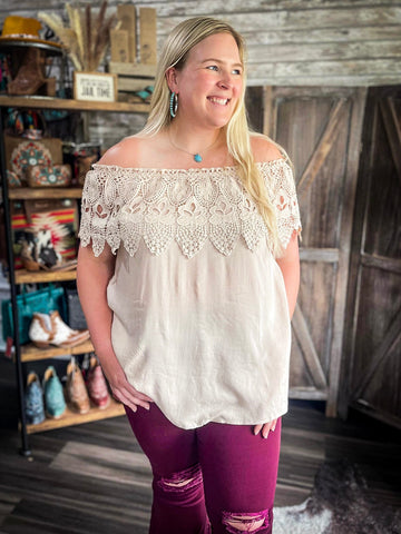 Hailey Crochet Top - Apparel - Bronco Western Supply Co. - Bronco Western Supply Co.