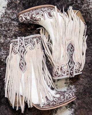 Myra Bag - Hannah Canyon - Fringed - Boots - Footwear - Bronco Western Supply Co.